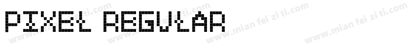 Pixel Regular字体转换